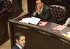 State Rep. Greg Leding speaks against a bill that would ban most abortions after 20 weeks of pregnancy. Rep. Andy Mayberry (top) joined most of his colleagues in supporting the anti-abortion legislation Monday at the state Capitol. 