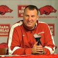 University of Arkansas head football coach Bret Bielema talks about the 22 players who committed to ...