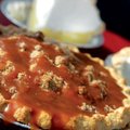 Homemade pies
are the centerpiece of the menu at the Purity Parks Pie Company, located in an Airstr...