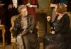 Maggie Smith (left) and Shirley MacLaine appear in a scene from Downton Abbey. 
