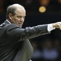 Vanderbilt coach Kevin Stallings motions to his players in the first half of an NCAA college basketb...