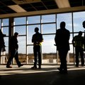 Rogers Public Schools administrators and board members tour the new Janie Darr Elementary School on ...
