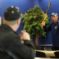 Vance Wilson, former Major League catcher, talks Saturday to a group of coaches about different dril...