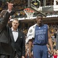 Mississippi's Reginald Buckner, right, is escorted off the court after being ejected during the seco...