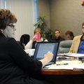 Marilyn Heifner, executive director of the Fayetteville Advertising and Promotion Commission, left, ...