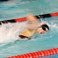 Springdale’s Mariah Lucas competes in the 500 freestyle on Jan. 31 during the Bentonville Invitation...