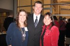 Sean Rochelle, center, grew up in Arkansas and has Chris Wyrick's support to take over as the executive director.