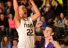 Trusten DeSoto of West Fork pulls up for a jump shot over Elkins defender Trevor Deloney during Wednesday’s game in West Fork.