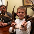 Davis shows the rack Feb. 7 from a 10-point buck he shot with his rifle that was the Washington Coun...