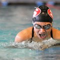 Gaylene Perez of Springdale High swims in the 200-yard individual medley Wednesday during the NWA Co...