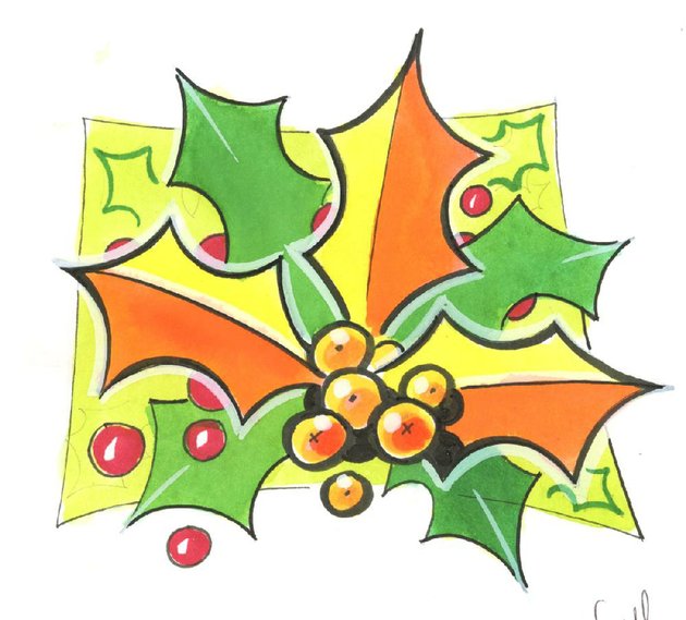 yellow holly