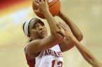 Arkansas freshman Dominique Wilson is averaging 14.3 points in her last three games.