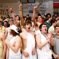 Bentonville students cheer during the game Friday. 