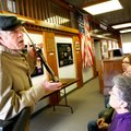 STAFF PHOTO JASON IVESTERDoug Kidd of Tontitown details various Civil War weaponry during a present...