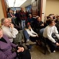 Bentonville residents fill the Planning Commission meeting room Tuesday, Jan. 15, 2013, during a pub...