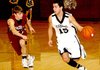 Nick DeLeon, a Pea Ridge senior guard, brings the ball down the court against Lincoln on Feb. 15 in Gentry. 