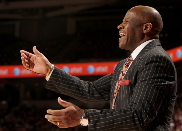 Arkansas head coach Mike Anderson ...