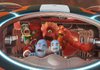 Aliens Doc (voice of Craig Robinson), Io (Jane Lynch), Thurman (George Lopez), Scorch Supernova (Brendan Fraser) and Gary (Rob Corddry) panic as they attempt to Escape From Planet Earth in the computer-animated feature. 