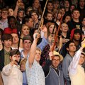 Blake Barron, 17, left, Morgan Overstreet, 17, Chance Pickering, 16, Jordan “O.J.” Caylor, 17, John ...