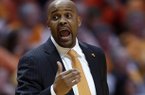 Tennessee head coach Cuonzo Martin in the first half of an NCAA college basketball game against Kentucky on Saturday, Feb. 16, 2013, in Knoxville, Tenn. (AP Photo/Wade Payne)