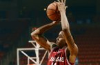 Arkansas guard BJ Young leads Arkansas with 15.3 points per game, but only scored a combined seven points in back-to-back road losses against Florida and LSU.