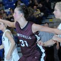Rose Robinson, left, of Huntsville was diagnosed early in the season with a fractured vertebra and b...