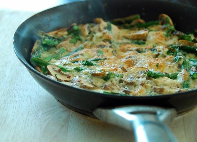 italian-asparagus-mushroom-and-parmesan-frittata
