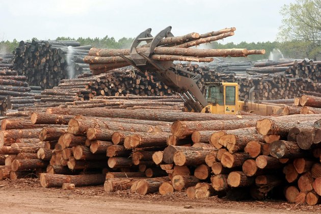 a-large-loader-moves-pine-logs-around-at-the-anthony-timberlands-sawmill-in-bearden-in-this-2011-file-photo