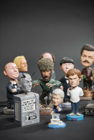 Arkansas Democrat-Gazette/KAREN E. SEGRAVE -- 3/1/13 -- An array of bobble heads.  For a style story on these little critters. 