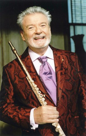 Flutists Sir James Galway will perform Thursday at Walton Arts Center in Fayetteville. 