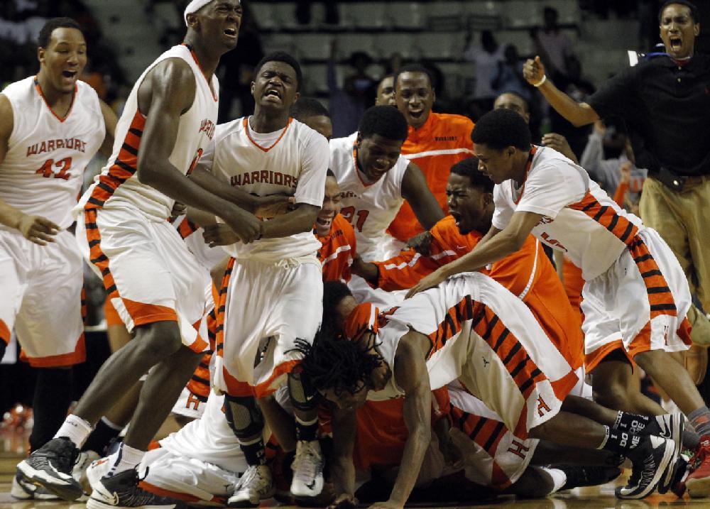 High school basketball state championship results