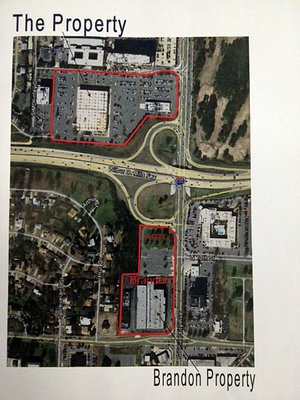 The site, where a Sears retail building and auto center is currently located, is just north of Interstate 630 on South University Avenue. Coldwell Banker Commercial Senior Vice President Jim Hathaway presented the proposal. Park consultant Charles Dilks proposed the Brandon Property  also proposed to combine the site with the adjacent Brandon Property south of I-630.