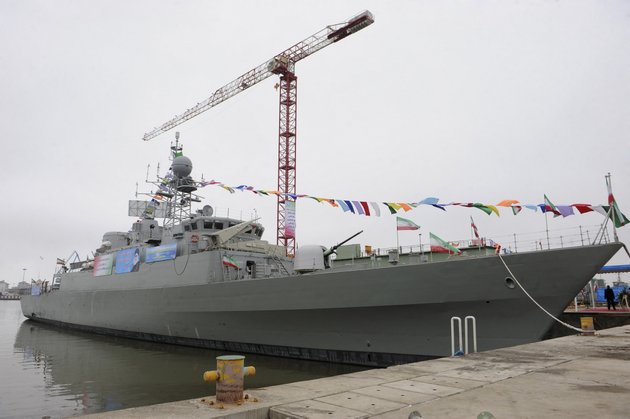 irans-jamaran-2-guided-missile-destroyer-is-docked-during-its-inauguration-in-the-port-city-of-anzali-about-150-miles-northwest-of-the-capital-tehran-iran-sunday-march-17-2013-iran-launched-a-domestically-built-destroyer-in-the-caspian-sea-on-sunday-its-first-deployment-of-a-major-warship-in-the-oil-rich-region