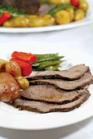 Braised Brisket of Beef With Onions and Garlic

