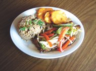 The Caribbean fare ...