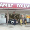 A car drove through the front of Family Dollar on South School Avenue in Fayetteville Tuesday aftern...