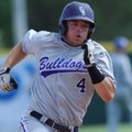 Fayetteville sophomore Drew Tyler heads to third base during the Class 7A state championship game at...