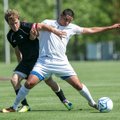 Siloam Springs senior Mario Flores protects the ball from Searcy senior Camdon Woodruff in the Boys ...