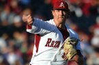 Ryne Stanek threw 7 2/3 scoreless innings in a 1-0 win over Auburn. 