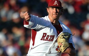 Ryne Stanek threw 7 2/3 scoreless innings in a 1-0 win over Auburn. 