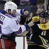 Bruins rough up Lundqvist, take 2-0 series lead