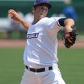 Naturals starter Jason Adam delivers a pitch during the second inning against Tulsa. 