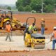 Workers prepare to ...