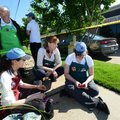 Braum’s employees Linda Davis, left, Erma Scarbrough, Joshua Jerome, Melissa Wallick and Chelsea Dot...