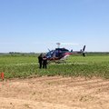 Emergency officials respond to a fatal vehicle accident Friday, May 24, on Arkansas 161 in Scott.
