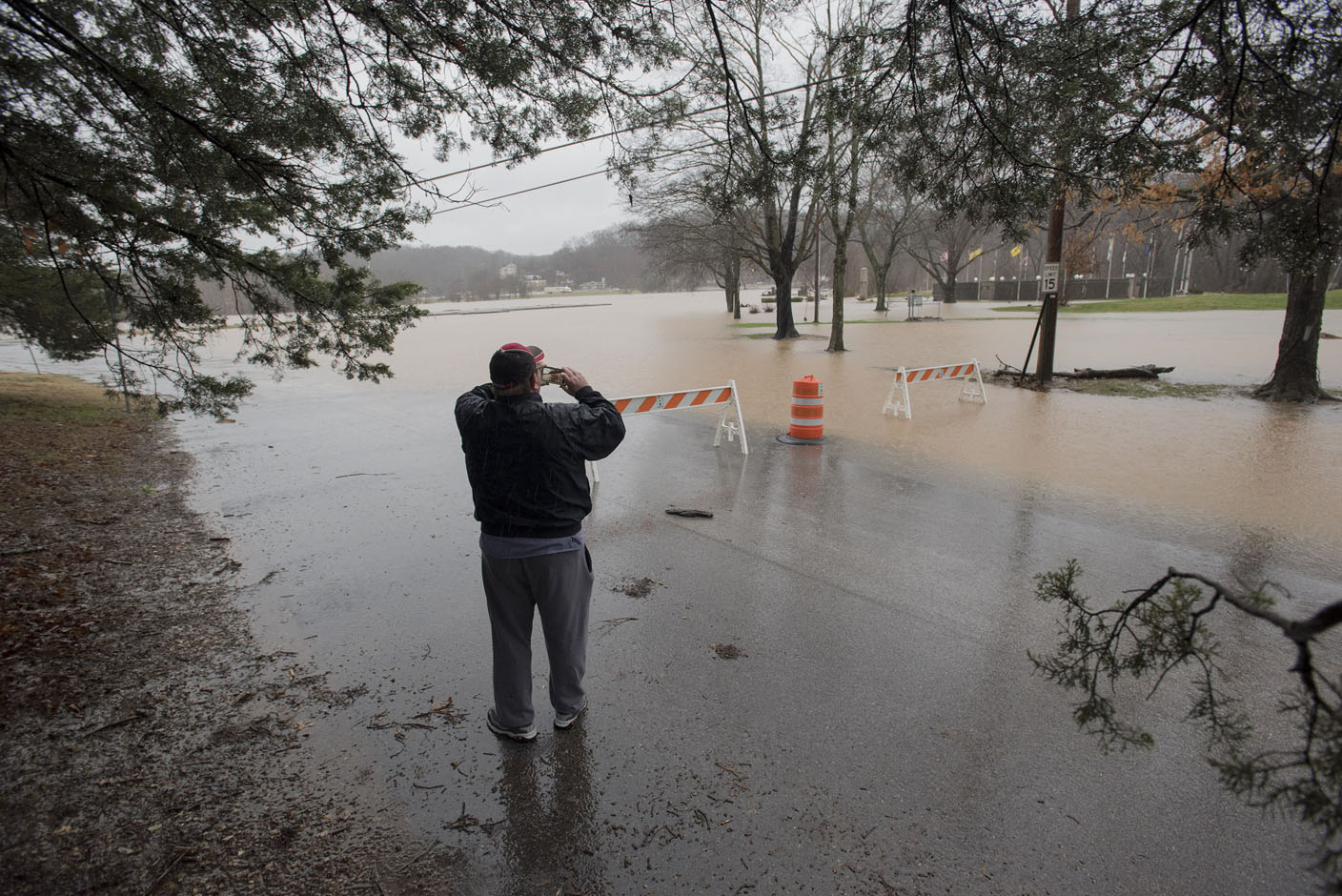 Flooding Triggered By Heavy Rain In Northwest Arkansas 