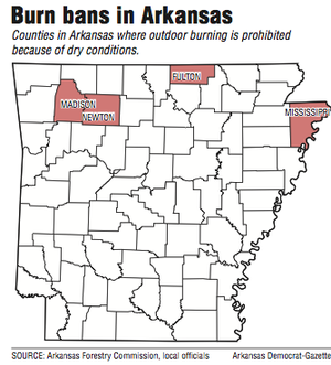 Rain lifts burn bans in all but 4 counties | NWADG