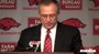 Arkansas athletics director Jeff Long reacts to the death of Razorbacks freshman football player Garrett Uekman Sunday night. 