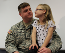Returning dad surprises daughter at LR school