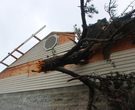 Church heavily damaged by tornado in Paron